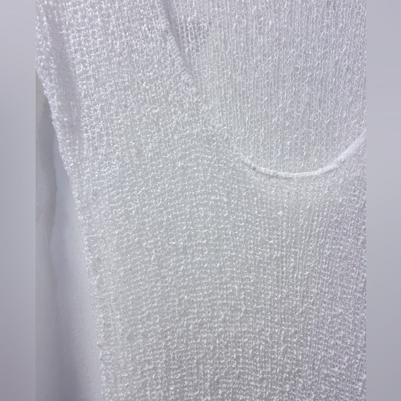 Tranquila Swimwear Beach | Cover Up | White Knit Dress - Small - Medium - Picture 7 of 10